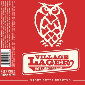 Night Shift Brewing Village Lager