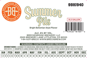 Breckenridge Brewery Summer Pils