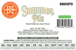 Breckenridge Brewery Summer Pils