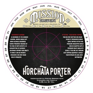 Mission Brewery Horchata Porter