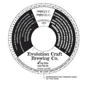 Evolution Craft Brewing Company Hop Globe India Pale Ale