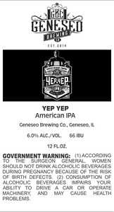 Geneseo Brewing Co Yep Yep IPA