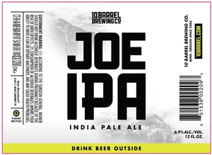 10 Barrel Brewing Co. Joe IPA