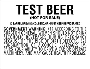 10 Barrel Brewing Co. Test