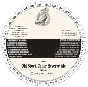 North Coast Brewing Co Old Stock 2015 Cellar Reserve