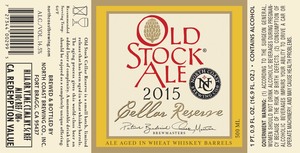North Coast Brewing Co Old Stock 2015 Cellar Reserve October 2017