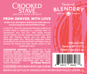 Crooked Stave Artisan Beer Project From Denver, With Love