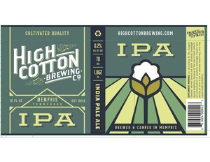 High Cotton Brewing Company IPA India Pale Ale