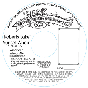 Roberts Lake Sunset Wheat October 2017