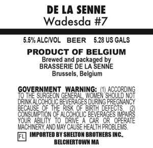 De La Senne Wadesda # 7 October 2017