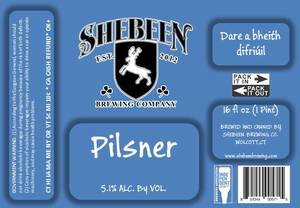 Shebeen Brewing Company Pilsner 