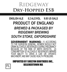 Ridgeway Brewing Dry Hopped Esb