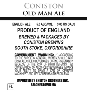 Coniston Brewing Old Man Ale