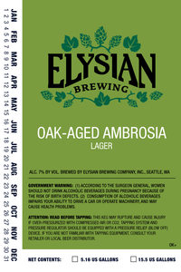 Elysian Brewing Company Oak-aged Ambrosia