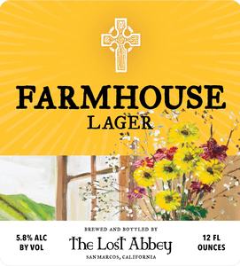 The Lost Abbey Farmhouse Lager October 2017
