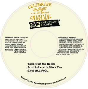 21st Amendment Brewery Tales From The Kettle October 2017