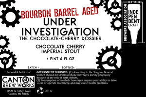 Canton Brew Works Bourbon Barrel Aged Under Investigation