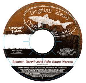 Dogfish Head Barrel Aged Palo Santo Marron