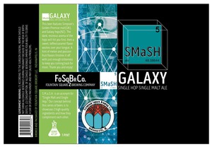 Galaxy Single Hop Single Malt Ale 