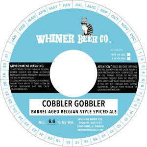 Whiner Beer Co Cobbler Gobbler