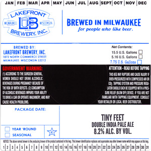 Lakefront Brewery, Inc. Tiny Feet October 2017