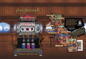 Evans Brewing Company Triple Berry Jackpot October 2017