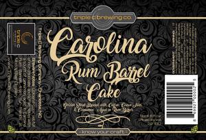 Triple C Brewing Company Carolina Rum Barrel Cake