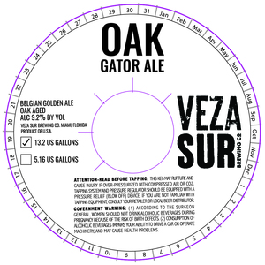 Veza Sur Brewing Co. Oak Gator