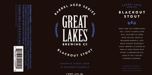 Great Lakes Brewing Co. Barrel Aged Blackout Stout October 2017