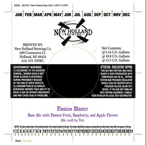New Holland Brewing Company Passion Blaster