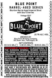 Blue Point Brewing Company Bourbon Barrel-aged Imperial Stout October 2017