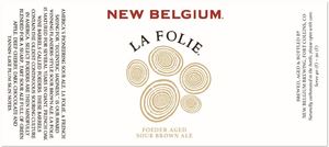 New Belgium Brewing La Folie October 2017