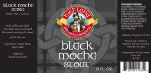 Highland Brewing Co Black Mocha Stout December 2017