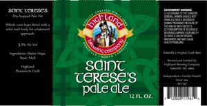 Highland Brewing Co St Terese's Pale Ale