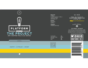 Platform Beer Co. Project Series - Loral