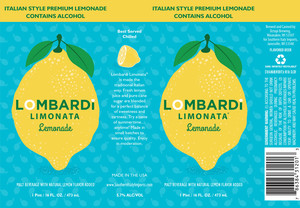 Lombardi Limonata Lemonade