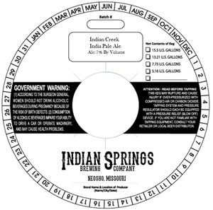 Indian Springs Brewing Company 