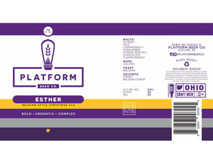 Platform Beer Co. Esther