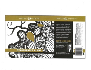 Orpheus Brewing Sykophantes Blanc November 2017