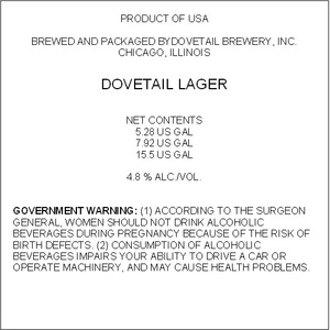 Dovetail Lager 