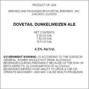 Dovetail Dunkelweizen 