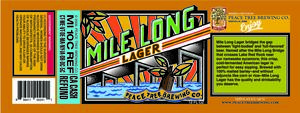 Peace Tree Brewing Company Mile Long Lager