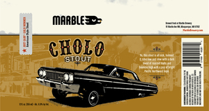 Marble Brewery Cholo Stout November 2017