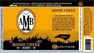 Appalachian Mountain Brewery Boone Creek Blonde November 2017