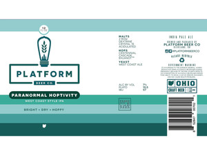 Platform Beer Co. Paranormal Hoptivity