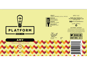 Platform Beer Co. Amy Passion Fruit Apple Ale