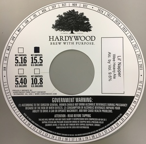 Hardywood Park Craft Brewery Lil' Napper November 2017