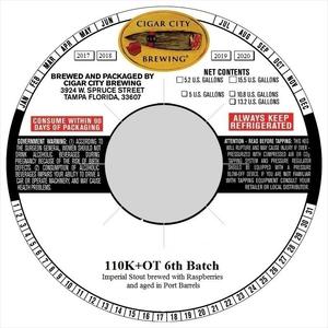 Cigar City Brewing 110k+ot 6th Batch