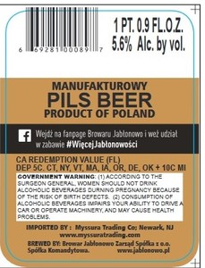 Manufakturowy Pils November 2017