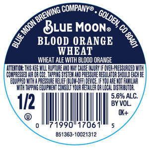Blue Moon Blood Orange Wheat November 2017